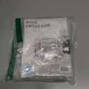 S&T INC. Sneaker Dryer Bag, Dryer Door Shoe Net with Elastic Straps, Sneaker Laundry Bag for Shoes, White, 15.5 Inch x 15.5 Inch, 1 Pack