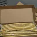 Metal Arch Backdrop Stand 7.2FT+6FT Wedding Arch Backdrop Stand Set of 2 Gold Backdrop Arch Stand Wedding Arch Frame for Wedding Ceremony Birthday Party Decoration Arbors of Metal