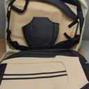 FREESOO Front Seats 2PCS Leather Car Seat Covers, Ultra Breathable Waterproof Seat Covers for Cars Trucks SUV, Carseat Protector Car Seat Cover Fit for Most Vehicles, Black Beige