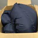 DMI Comfort Wheelchair Cushion & Pad with Side Supports, Recliner & Wheelchair Seat Cushion, Padded Back & Arm Supports, Seat Size 16" x 22", Expands to 44" Wide, Navy, 1 Count