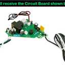 Replacement Printed Circuit Board for Maxxfan MaxxAir Deluxe RV Roof Vents, Compatible with Models 00-05100K, 00-06200K, 00-05101K, 00-06201K, 00-04000K, 00-04050K, 00-04001K, 00-04002K