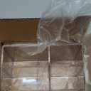 STORi Clear Plastic Vanity Makeup Organizer | 6-Compartment Holder for Brushes, Eyeshadow Palettes, & Beauty Supplies | Curved Front Design | Made in USA