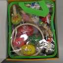 Kids Musical Instruments, 33Pcs 18 Types Wooden Percussion Instruments Tambourine Xylophone Toys for Kids Children, Preschool Education Early Learning Musical Toy for Boys and Girls (Rainbow)