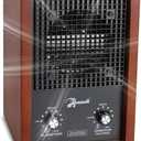 Mammoth Ion and Ozone Generator 3000 mg/hour, Adjustable up to 3,500 SqFt Ionizer & Deodorizer Ozone Odor Eliminator- Ozone Machine Wooden Design Ideal for Dust, Pollen, Pets & Smoke Smell