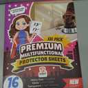 2 x 16Pack - Clear Wall & Door Protector from Dog Scratching - Anti Cat Couch Guard Plastic Sheets, Furniture Self-Adhesive Removable Sticky Tape, Transparent Thick Sofa Scratch Deterrent Frame Cover Film