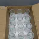 Set of 12 Glass Bud Vases, Clear Small Flower Vases for Centerpieces, 6 Oz Decorative Vase for Wedding, Birthday, Events, Dining Room