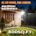 Solar Motion Sensor Light, 2-in-1 Magnetic & Adhesive Mount, 600LM Bright, 3 Modes, IP65 Waterproof, 1500mAh, Adjustable Angle, Easy No-Drill Installation for Outdoor/Indoor (Fence, Wall, Glass)