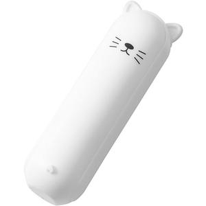 Travel Lint Roller Mini, Cute Bear Resuable Lint Rollers for Pet Hair Extra Sticky, Washable Cat Dog Hair Remover for Cloth, Car, Furniture (White)