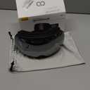 Lamicall Ski Goggles with 3X Anti-Fog - 100% UV Protection, OTG, Gifts for Skiing, Snowboard, Snowmobile, Men, Women (Black Frame - Silver Lens)