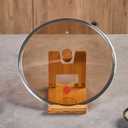 WANGYUANJI Round Tempered Glass Lid - Versatile Glass Lid for 13.4 Inch Skillets, Pans, and Dutch Ovens - 13.4Inch