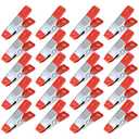 20 Pcs 2" inch Metal Spring Clamps, Heavy Duty Spring Metal Clips Clamps, Tent Clips with Rubber Tips for Woodworking Camping Home Improvement Photography Projects