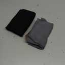 Doctor's Select Copper Plus Size Compression Socks Wide Calf - 2 Pairs | 20-30mmHg Extra Wide Calf Copper Compression Socks Men & Women for Swelling & Circulation Support | Black & Gray (3X-Large)