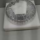 11" Crystal Round Flush Mount Modern Close to Ceiling Light Fixture, Chrome Ceiling Lights 2-Light Hallway Light Fixtures, Crystal Ceiling Lamp for Kitchen Bathroom Entryway, XDD007-2-CH