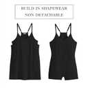 Prinbara Women Athletic Tennis Dress Summer Workout Sports Mini Romper Dress Built in Shapewear Shorts Sundress 2026 Outfits Black Medium