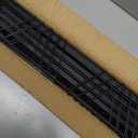 Floating Shelves for Wall Set of 4, Different Sizes Mounted Wood Floating Shelf, Wall Shelves for Living Room,Bedroom, Bathroom, Kitchen, Farmhouse Decor, Office (Black)