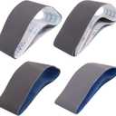 12 Pack 3 x 24 Inch Silicon Carbide Sanding Belts, 3 Each of 400 600 800 1000 Grit 3x24 Sanding Belts Medium Fine Grit Assortment, 3 x 24 Belt Sander Sanding Belts for Woodworking