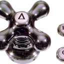 DANCO Cross-Arm Faucet Handle | Sink & Bathtub Handle | Single Handle | Chrome (46006)