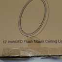 Brightever 4Pack LED Flush Mount Ceiling Light Fixture, 12 Inch 24W, Super Slim 0.67 Inch, 3200LM, Dimmable & 2700K-6500K 5 Color Selectable LED Ceiling Lights for Bedroom