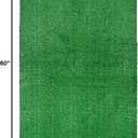 Garland Rug Artificial Grass 3 Ft. X 5 Ft. Large Indoor/Outdoor Area Rug Green -Lush Green, Durable, and Low-Maintenance for Patios, Lawns, and More