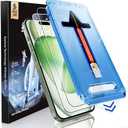 MAGIC JOHN 2 Pack for iPhone 15 Plus 6.7 inch Tempered Glass Screen Protector, Auto Dust-Elimination Installation, Bubble Free, Dynamic Island Compatible, HD Clear, Easy Installation