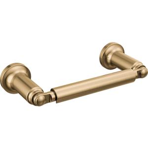 Delta Saylor (1-Pack) Wall Mounteded Pivot Arm Toilet Paper Holder in Champagne Bronze, Gold Bathroom Accessories 73550-CZ