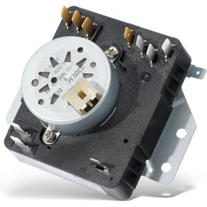WED4815EW1 WGD4800XQ0 WED4950HW0 WED4800XQ4 WED5100VQ1 WED4800XQ0 W10185982 Dryer Timer Compatible with Maytag Kenmore Amana Whirlpool Dryer Timer Replacement 418-618-20-b5 WPW10185982VP, 230VAC 60Hz