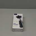 Upgraded Manual Ear Wax Removal Kit, 2-in-1 Water Tank Ear Irrigation Flushing System - Ergonomic Effort-Saving Button, One-Hand Operation, Soft Silicone Tips, Safe & Comfortable for Home Use (Dark Black)