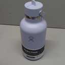 Hydro Flask Water Bottle - Insulated Stainless Steel - Wide Straw Lid, Non Spill, Leakproof in 64 Oz Capri Blue