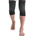 Doc Miller Knee Compression Sleeve - Best Knee Brace for Knee Pain for Men & Women – Knee Support for Running, Basketball, Weightlifting, Gym, Workout, Sports (X-Large , Black)