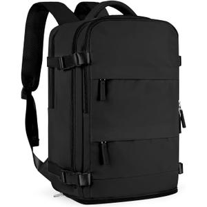 coofay Travel Backpack For Women Men Airline Approved Carry On Backpack Flight Approved Waterproof Sports Luggage Backpack Casual Daypack Small Hiking Backpacks Black Backpacks (Standard)