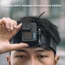 New Quick Release Head Strap Mount for Gopro,Adjustable Wearing Head Belt Compatible with GoPro Hero 13/12/11/10/9/8/7/6/5 Black,DJI Osmo Action 5 pro/4/3/2,Insta 360 and More