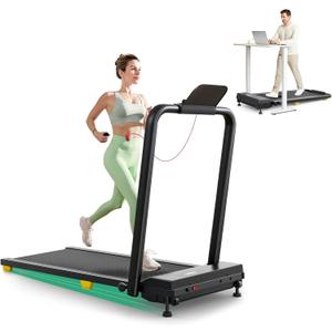 UREVO Walking Pad with Incline, Portable Under Desk Treadmill, 2.5 HP Walking Treadmill Pad for Home and Office, Walking Jogging Running Machine with Remote Control and LED Display