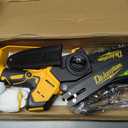 Cordless Mini Chainsaw Compatible with Dewalt 20V MAX Battery, 1200W 6 Inch & 8 Inch Small Electric Chainsaw Brushless, Auto Oiler, Handheld Pruning Tree Saw Gift for Men Husband Fathers (Tool Only)