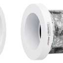 Magnetic Dryer Vent Coupling FR ABS V-0 Dryer Vent Connector Kit Airtight Seal Easy to Clean Quick Connector Including a 2.6ft 4" Duct and two Clamps, White, SDV180, Medium