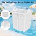 SPX1600M Pool Pump Strainer Basket Replacement for Hayward Super Pump - Heavy Duty Durable Swimming Pool Filter Basket 6 x 5.5