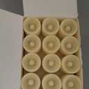 Homemory 24Pack Flickering Flameless Votive Candles,200+Hour Electric Fake Candles,Battery Operated LED Tealight for Wedding,Table,Outdoor,Halloween,Christmas Decoration-Amber Yellow