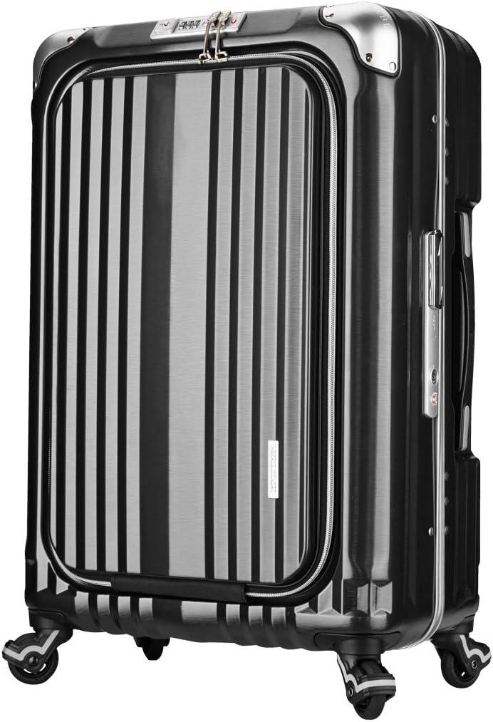 X2 Carbon XL Bigger Carry On 24" 100% PC TSA Approved Zipperless Business Class (Matte Black)