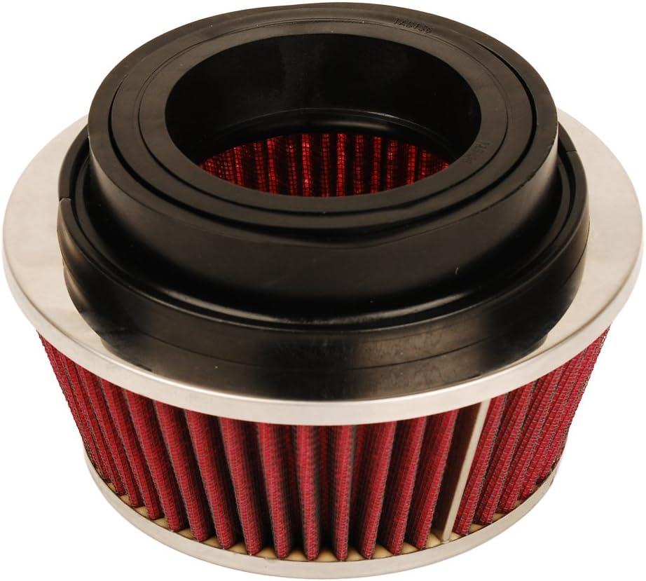 HIFROM 8161 Universal Clamp-On Air Filter Black Small Round Reverse Tapered fit 3 inch, 3 1/2 inch and 4 inch tubes