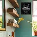 Funny Toilet Wooden Hanging Sign - Humorous Bathroom Wall Decor - Simple Wall Art for Farmhouse Toilet Restroom Washroom, 8x10 Inches -B03