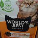 WORLD'S BEST CAT LITTER Low Tracking & Dust Control Multiple Cat Unscented 32-Pounds - Natural Ingredients, Quick Clumping, Flushable & Made in USA - Long-Lasting Odor Control & Easy Scooping