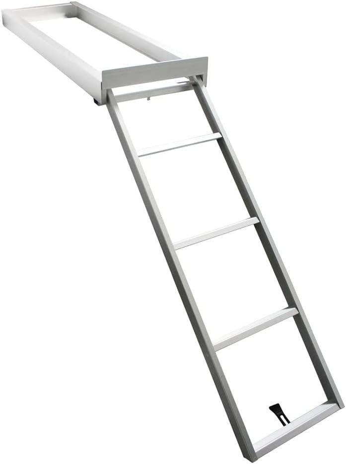 Extreme Max 3005.3434 Undermount Pontoon Ladder - 4-Step Extreme Max 3005.3434 Undermount Pontoon Ladder - 4-Step