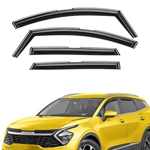 Extra Durable Window Deflectors in-Channel Window Visors Rain Guards Fit for Kia Sportage 2023-2026, Sun Visors, Wind Vent for Shades, Exterior Car Accessories - 4 pcs. AG0860
