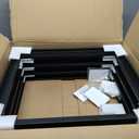 4 Pack Floater Frames for 16"x20" Art Paintings with 0.6"~0.9" Deep Black