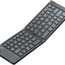 1PCS Folding Keyboard Two-Fold Portable Mini Keyboard Rechargeable Office Keyboard