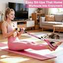 2026 Upgraded Pedal Resistance Band with Handles, 20/30/40LBS Adjustable Latex Bands, Non-Slip Comfort Pedals, Safety Sleeve, Compact Full-Body Workout Kit for Women, Sit Up Exercise Equipment