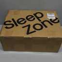 SLEEP ZONE Mattress Topper Queen Size, Extra Thick Fitted Mattress Pad for Back Pain, Plush and Support Mattress Cover, Deep Pockets Mattress Protector, Hotel Quality (Grey, Queen)