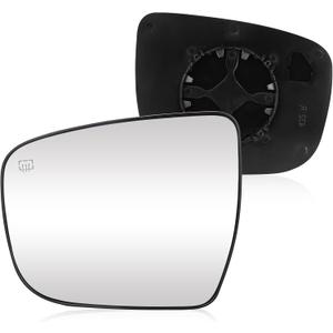 Driver Left Side Power Heated Mirror Glass Fit For Nissan Rogue 2014-2019, for Murano 2015-23, for Pathfinder 2017-19 Side View Mirror with Back Plate, Replace for 963664BA1A