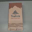 Trailvia Comfortable Footbed Sandals for Men & Women  Adjustable Buckle & Arch Support, Waterproof Summer Slides for Outdoor, Beach & Everyday Adventures (M)