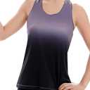 Women's Racerback Workout Tank Tops Breathable Lightweight for Running Yoga Tennis Gym & Summer Casual Wear L