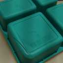 Original 40OZ Lunchable Container with Dressing Container, 4 Compartments Bento Box Lunch Box Microwave Safe Meal Prep Containers Snack Containers for Kids, 4 Pack Lunch Box for Adults